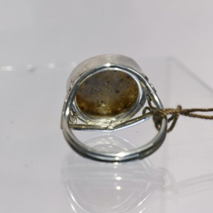 Round Louisiana Opal Ring - LA167.  * - Image 6