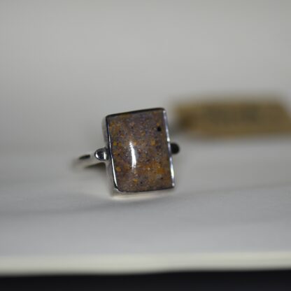 Rectangle Louisiana Opal Ring - LA182. * - Image 3
