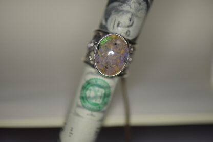 Scroll Style Louisiana Opal Ring - LA187.  * - Image 8
