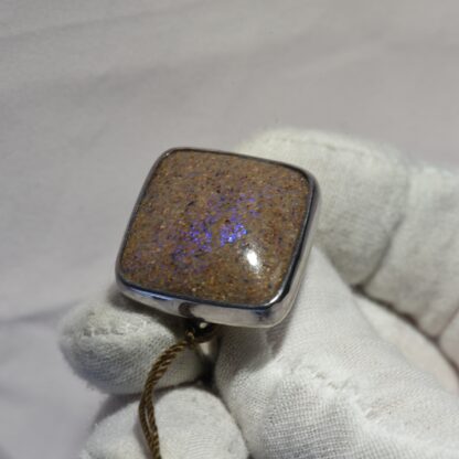 Square Louisiana Opal Ring - LA155.  * - Image 5