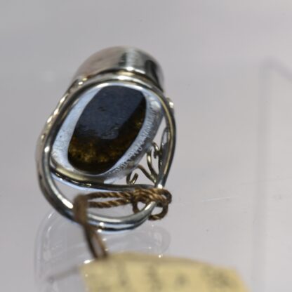 LA Opal Ring - Scroll work design - LA161.  * - Image 8