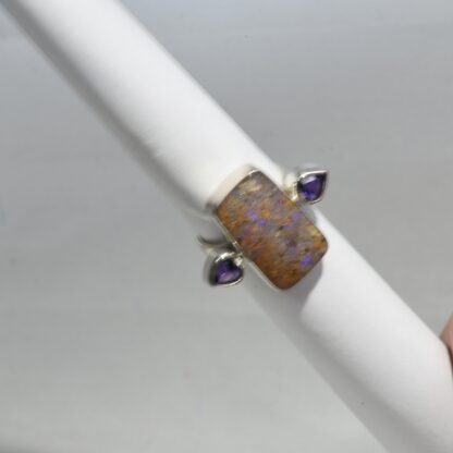 LA Opal / Amethyst Ring - LA270.  * - Image 5