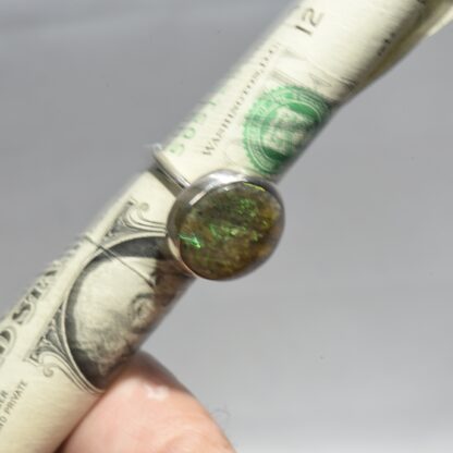 SS Round Louisiana Opal Ring - LA264.  * - Image 3