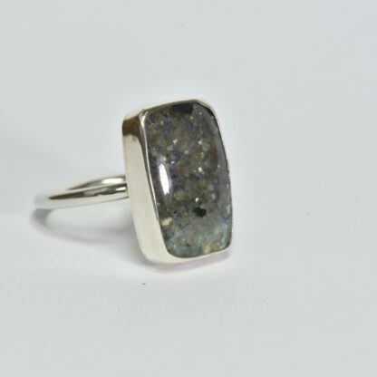 Rectangle Louisiana Opal Ring - LA236.  * - Image 8