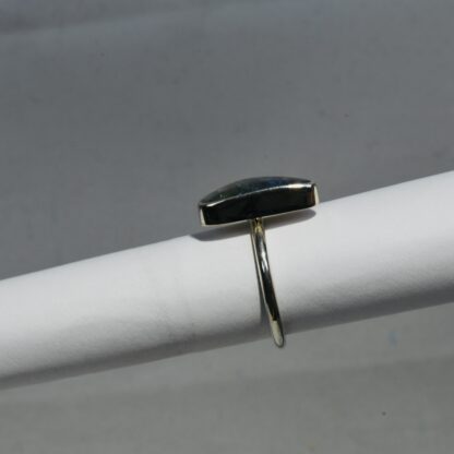 Sterling Silver Triangle LA Opal Ring  - LA274.  * - Image 4