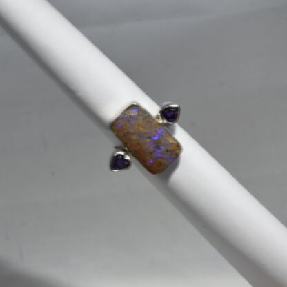 LA Opal / Amethyst Ring - LA270.  * - Image 2