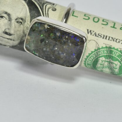Rectangle Louisiana Opal Ring - LA236.  * - Image 11