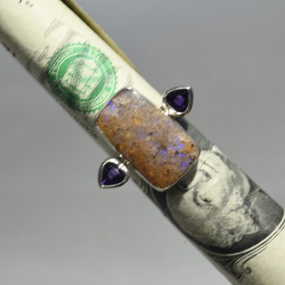 LA Opal / Amethyst Ring - LA270.  * - Image 6
