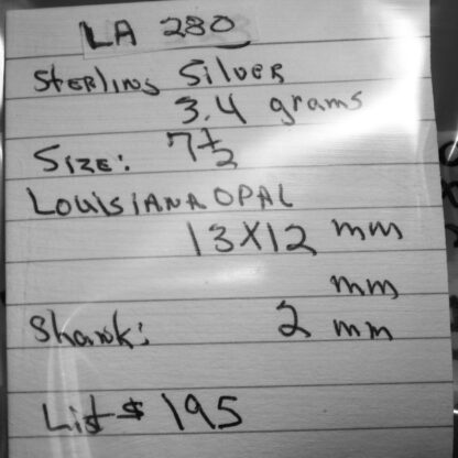 Triangle LA Opal Ring - LA280.  * - Image 7
