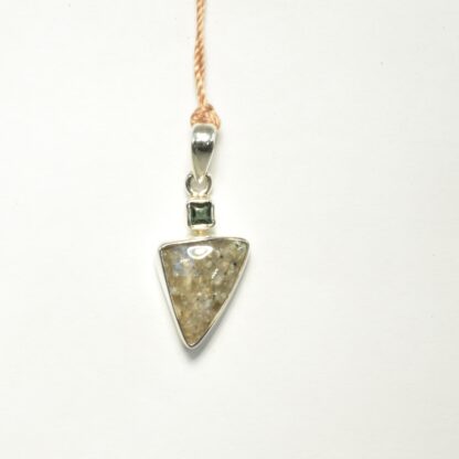 Small Triangle LA Opal Pendant - LA463.  * - Image 4