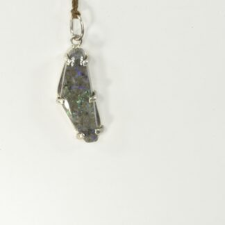 Prong set Freeform LA Opal Pendant - LA471.  *