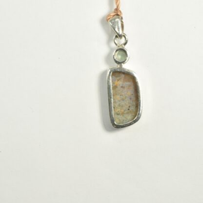 Freeform LA Opal - Zircon Pendant - LA462. * - Image 7