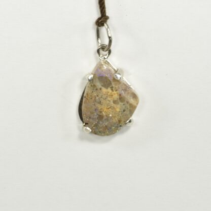 Light Tan Freeform LA Opal Pendant - LA458.  * - Image 5