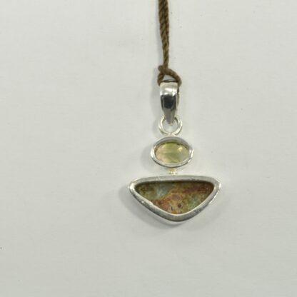 Unique LA Opal - amethyst Pendant - LA490.  * - Image 4