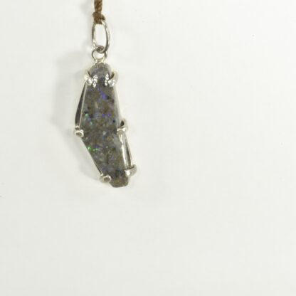 Prong set Freeform LA Opal Pendant - LA471.  * - Image 2