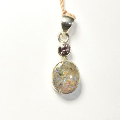 Small, Oval, LA Opal Pendant - LA486.   * - Image 4