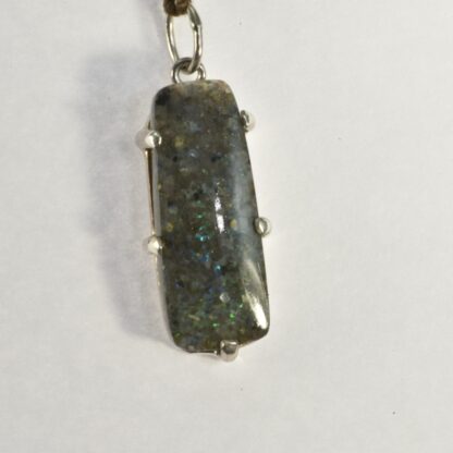Nice Rectangle LA Opal Pendant - LA468.  * - Image 2