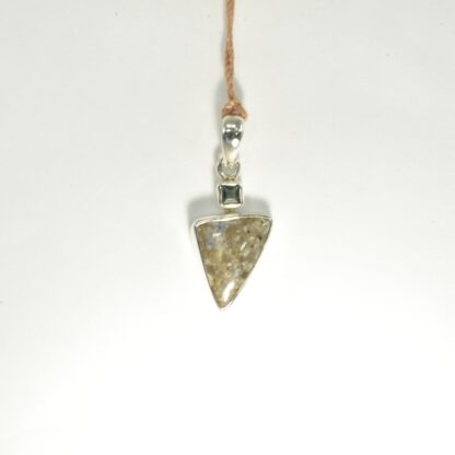 Small Triangle LA Opal Pendant - LA463.  * - Image 2