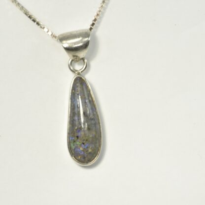 Tear Drop LA Opal Necklace - LA430.  * - Image 3