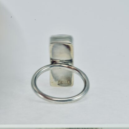 Thin Rectangle LA Opal Ring - LA201. * - Image 9
