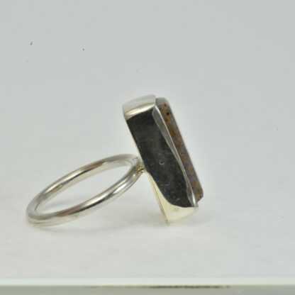 Thin Rectangle LA Opal Ring - LA201. * - Image 7