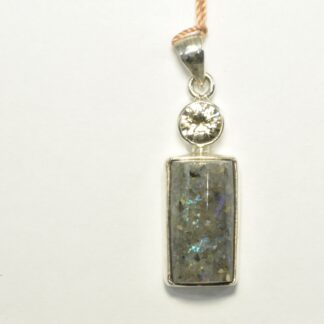 Half Barrel Shaped LA Opal Pendant - LA489.  *