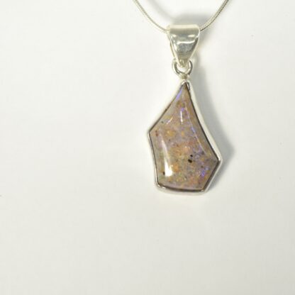 Freeform Dome Top LA Opal Necklace - LA437.  * - Image 6
