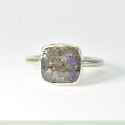 Small Square LA Opal Ring - LA194.  * - Image 4