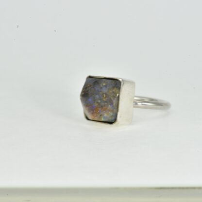Faceted Freeform/Square LA Opal Ring - LA192. * - Image 2