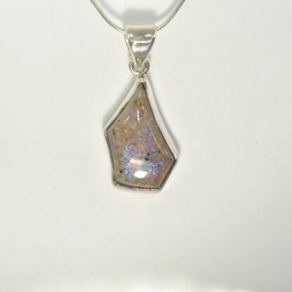 Freeform Dome Top LA Opal Necklace - LA437.  * - Image 5