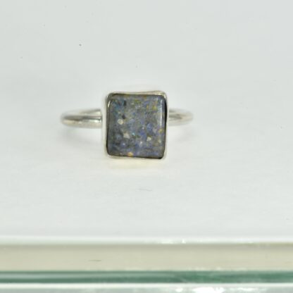 Deep Square LA Opal Ring - LA197. * - Image 4
