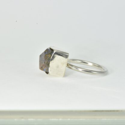 Faceted Freeform/Square LA Opal Ring - LA192. * - Image 4