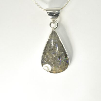 Tear Drop LA Opal Necklace - LA442.   * - Image 4