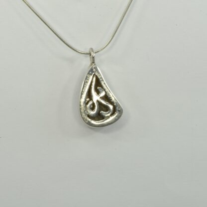 Freeform Tear Drop LA Opal Necklace - LA443.  * - Image 6
