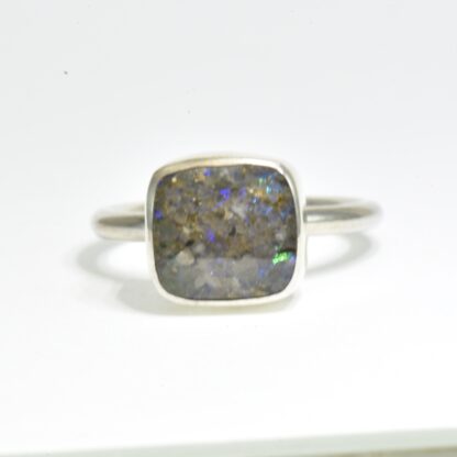 Small Square LA Opal Ring - LA194.  *
