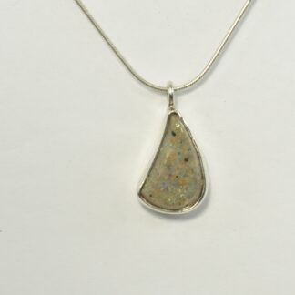 Freeform Tear Drop LA Opal Necklace - LA443.  *