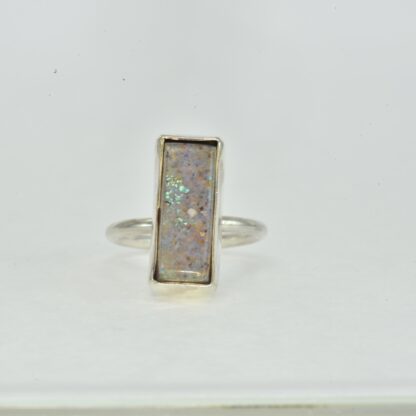 Thin Rectangle LA Opal Ring - LA201. * - Image 4