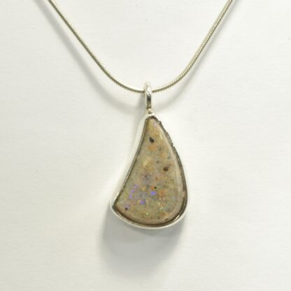 Freeform Tear Drop LA Opal Necklace - LA443.  * - Image 5