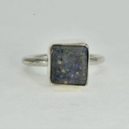 Deep Square LA Opal Ring - LA197. * - Image 3