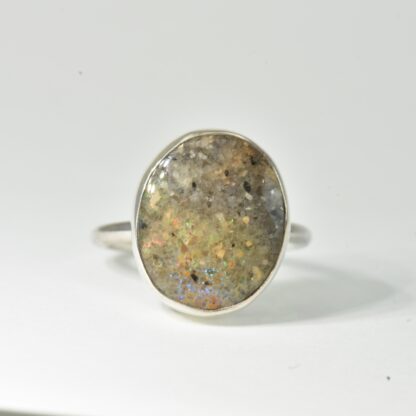 Oval Louisiana Opal Ring - LA196.  * - Image 4