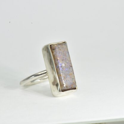 Thin Rectangle LA Opal Ring - LA201. * - Image 5
