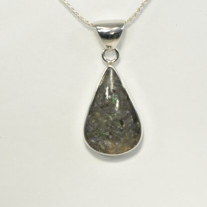 Tear Drop LA Opal Necklace - LA442.   * - Image 2