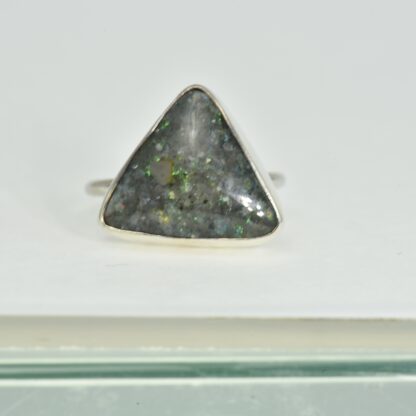 Triangle Louisiana Opal Ring - LA195.  * - Image 3