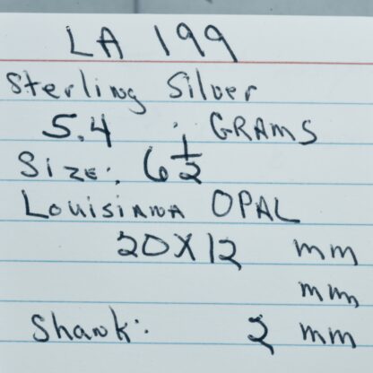 Freeform Louisiana Opal Ring - LA199. * - Image 7